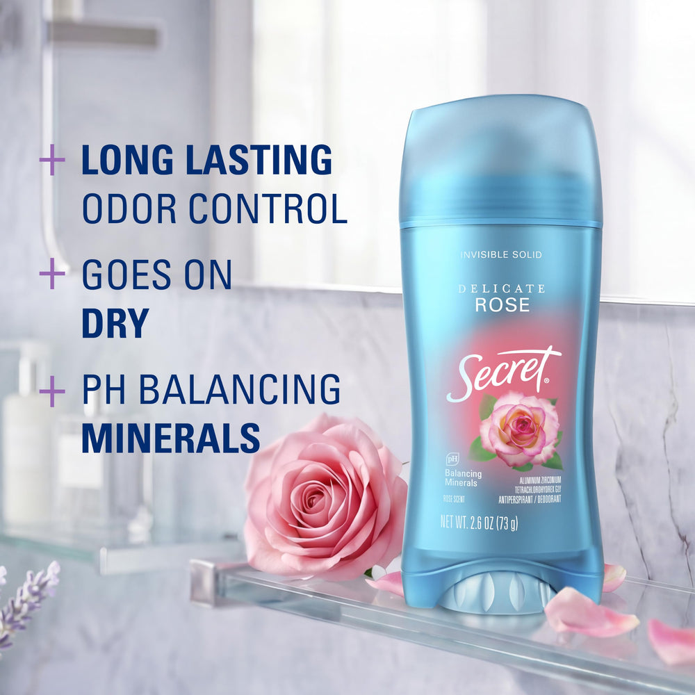 Secret Fresh stick open close-up displaying smooth applicator benefit