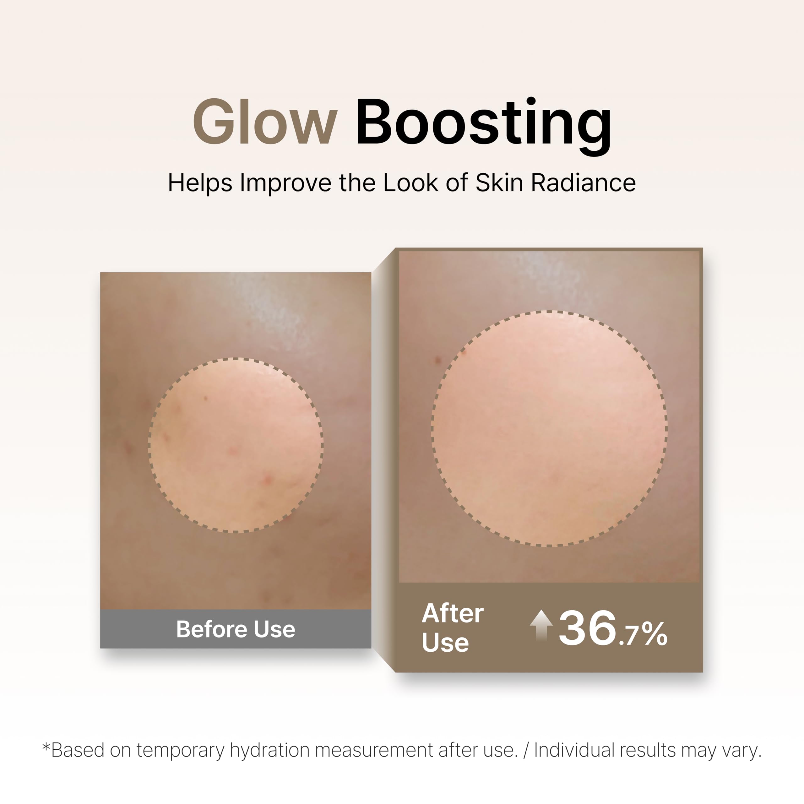 Secret Key closeup label highlighting galactomyces ingredient benefits