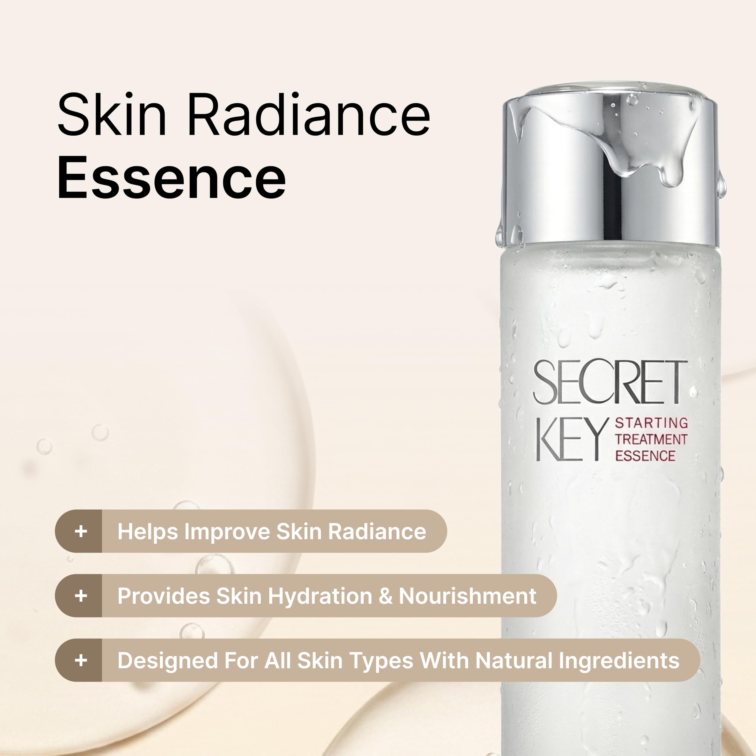 Secret Key ingredient list view emphasizing soothing botanical benefits
