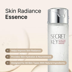 Secret Key ingredient list view emphasizing soothing botanical benefits