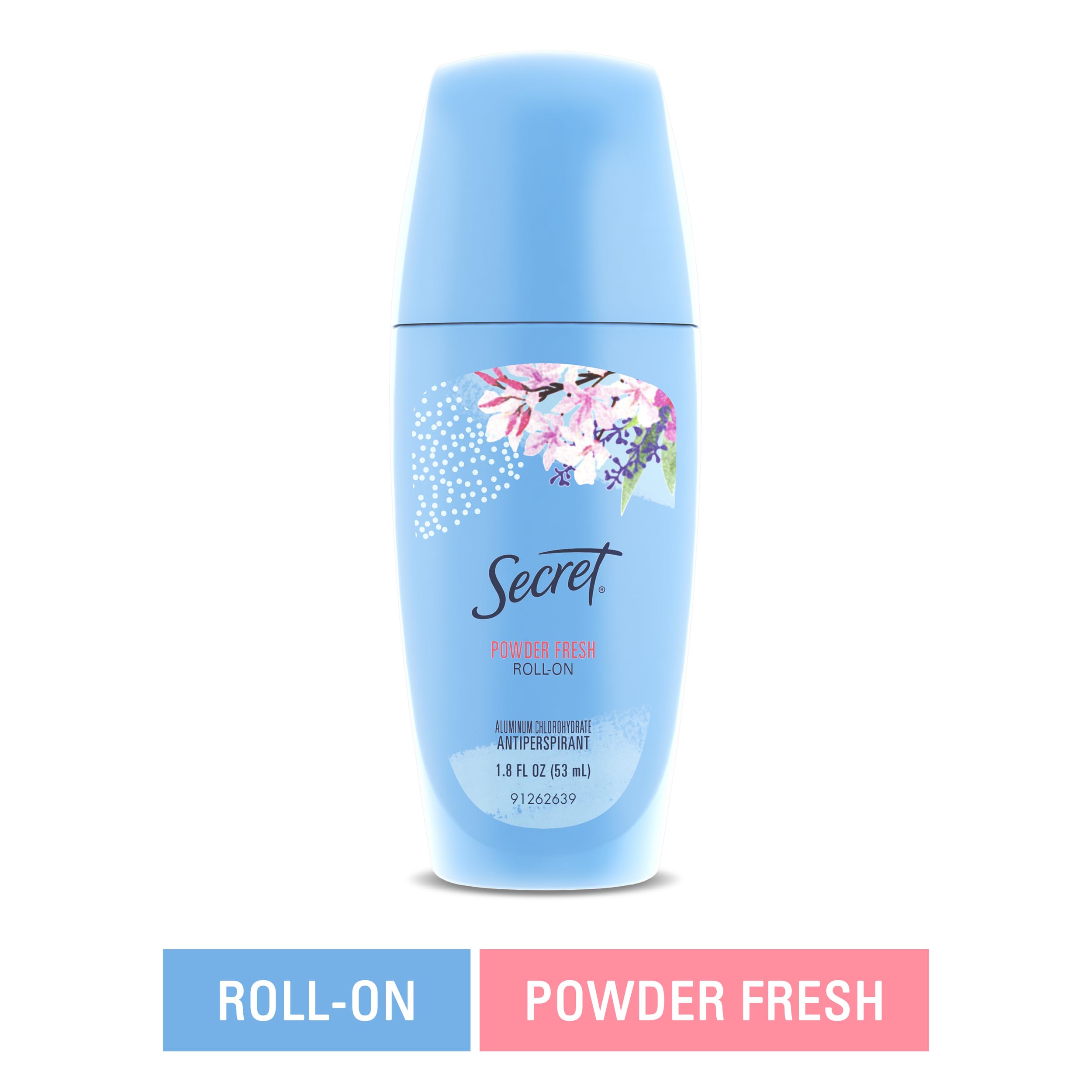 Secret roll-on inside gym bag showing on-the-go freshness benefit