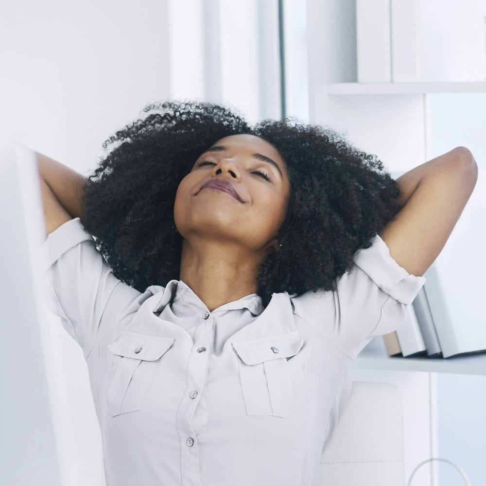 Secret stick beside shirt illustrating minimal white marks on clothing