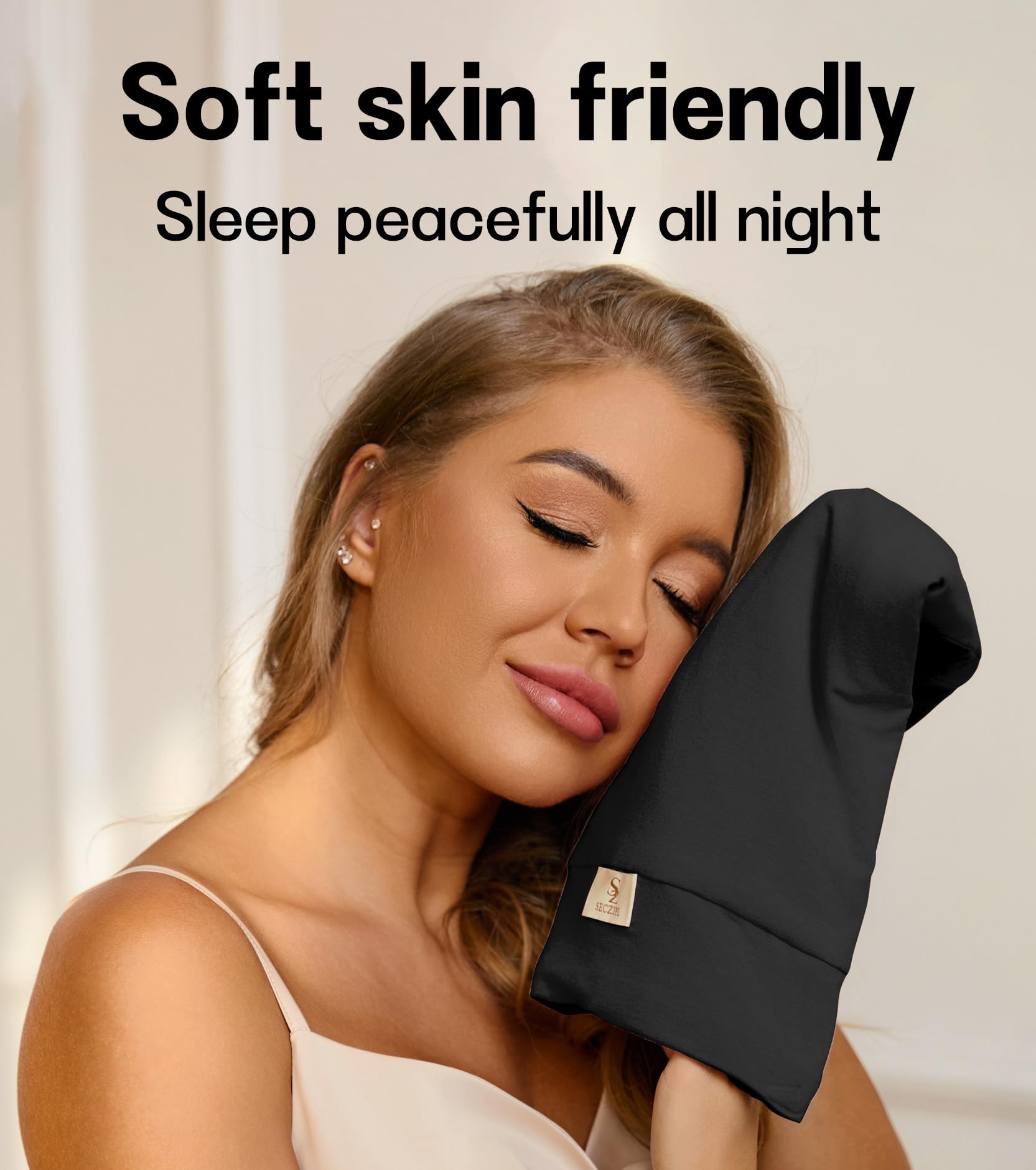 SECZIPE bonnet folded for travel, lightweight and easy packing benefit