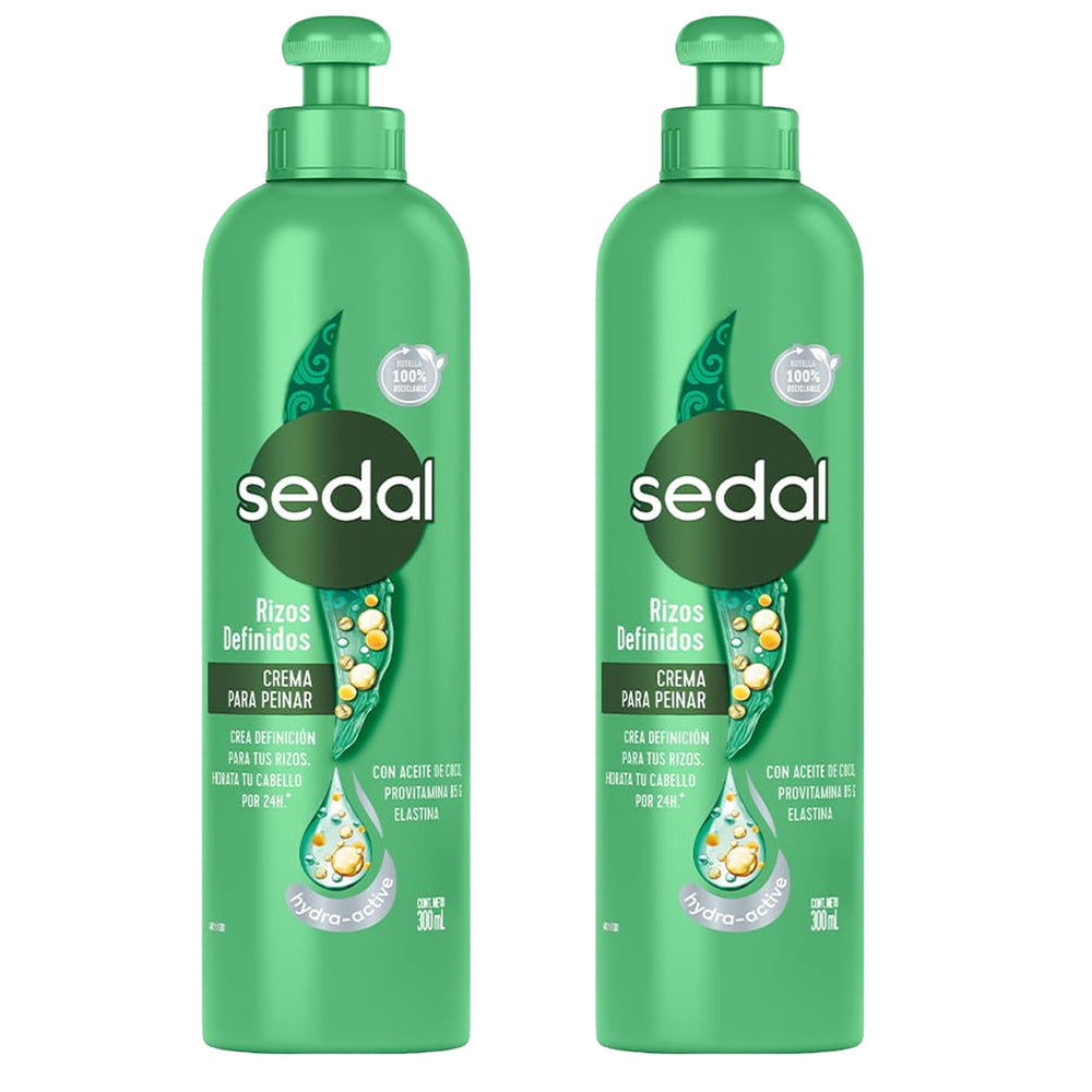 Sedal styled curls with diffuser showing defined, frizz-reduced results