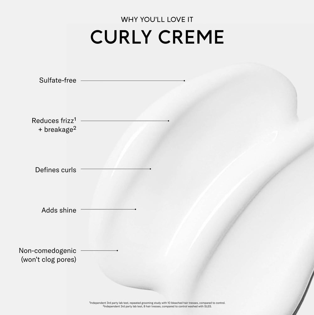 SEEN Curly Creme moringa extract highlight showing protective botanical benefits