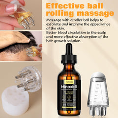 Sefralls used on beard patch to show concentrated beard growth application benefit