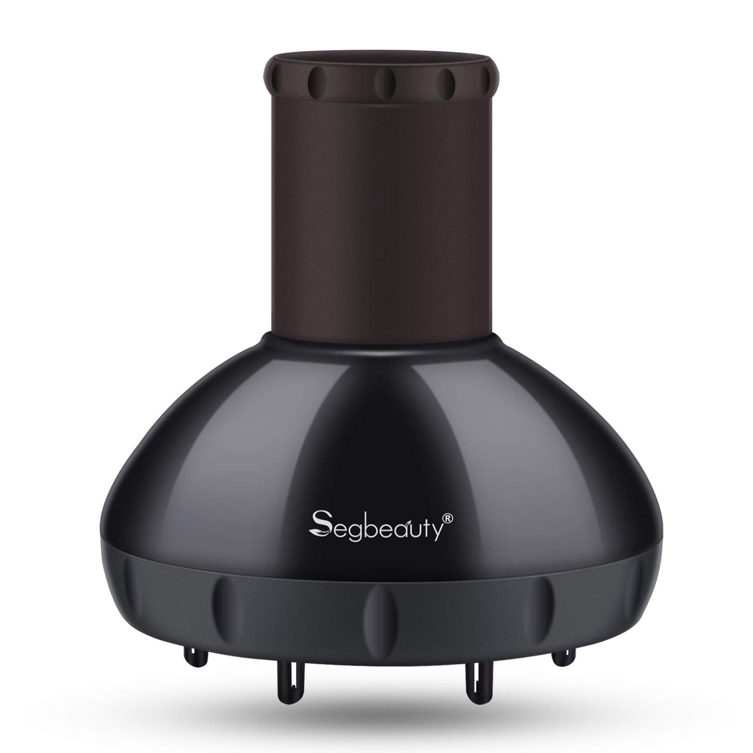 Segbeauty diffuser front view showing secure nozzle fit and versatility