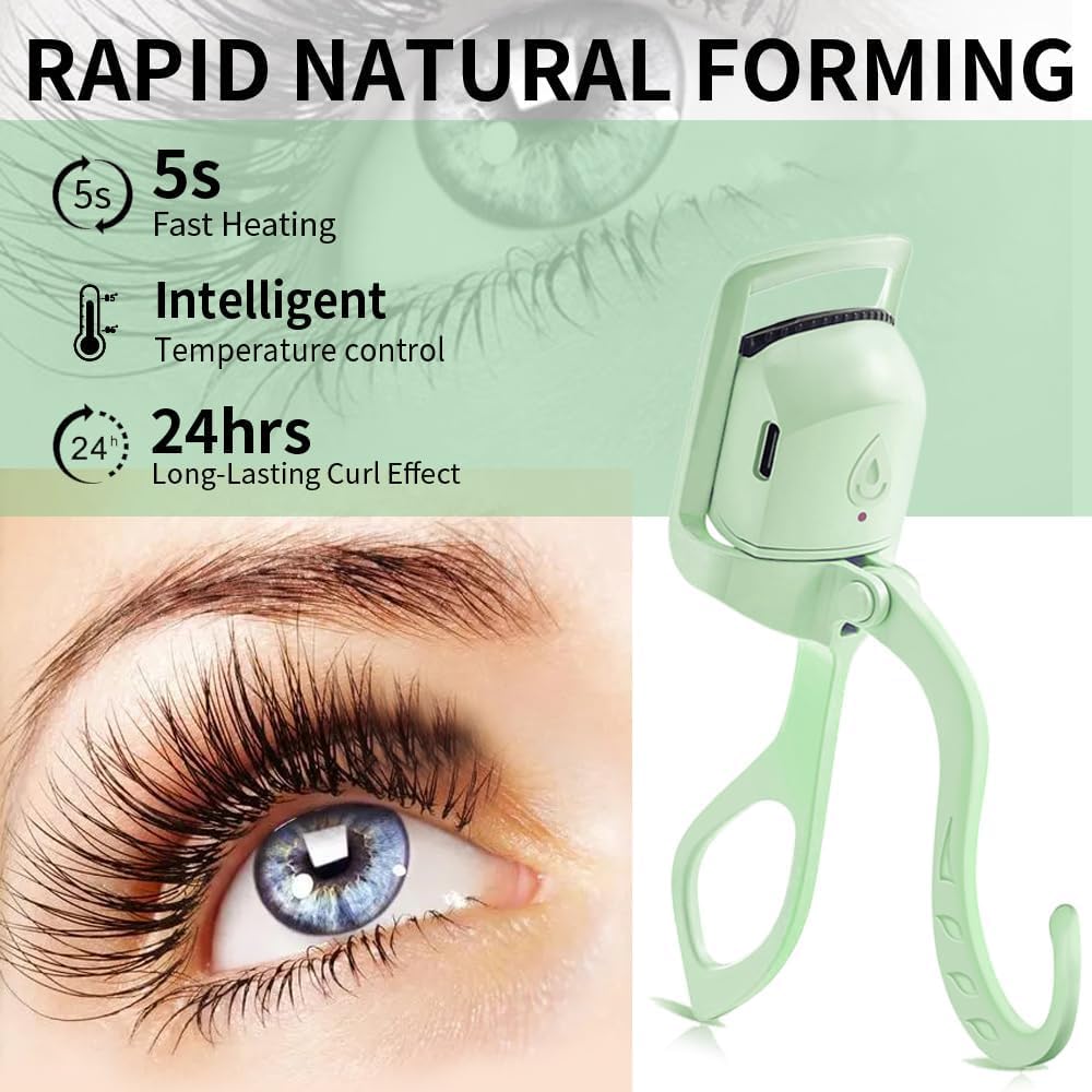 SEGMINISMART close-up of silicone pad protecting lashes while heating