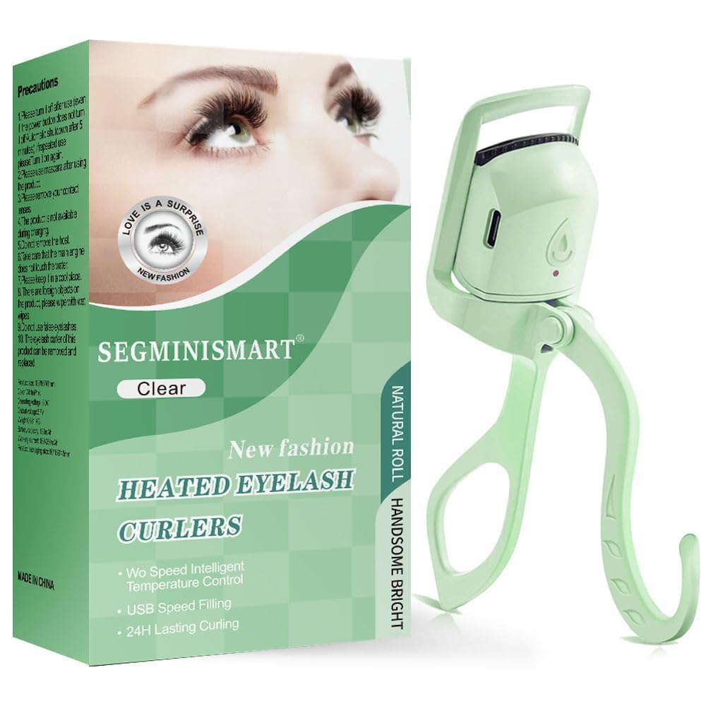 SEGMINISMART curler front view showing compact design and color benefits