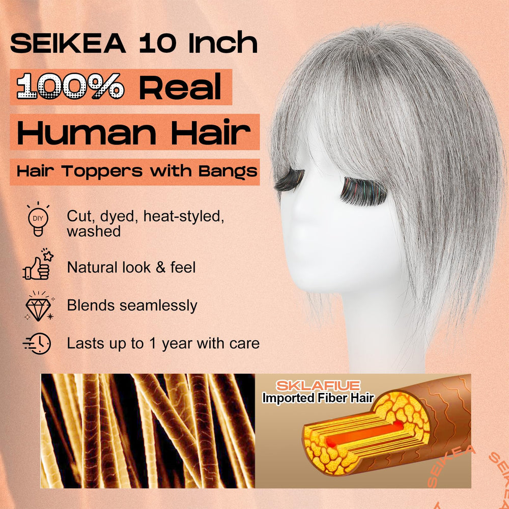 SEIKEA close-up of hand-tied base for realistic scalp look