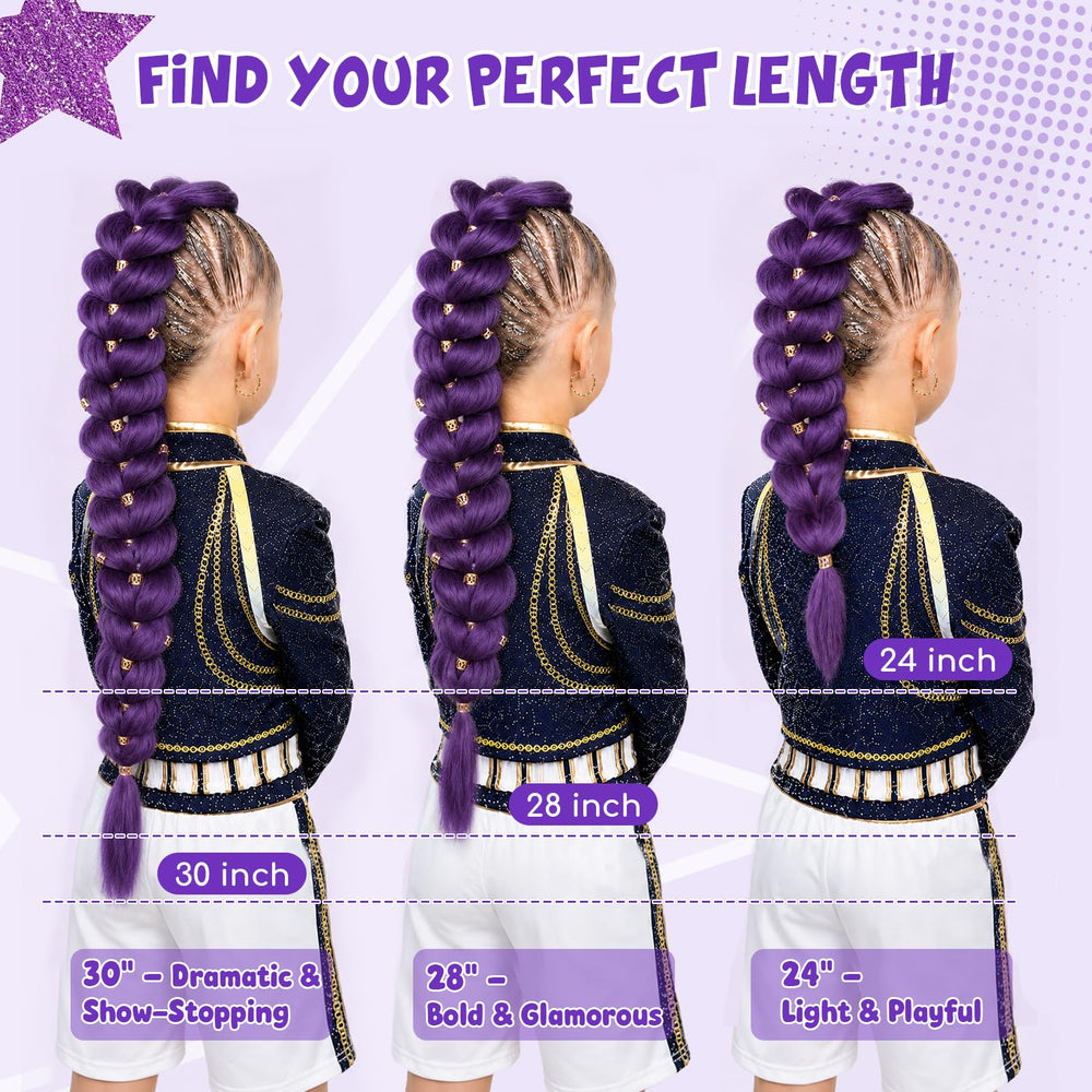 SEIKEA braid next to ruler showing full 30-inch length benefit