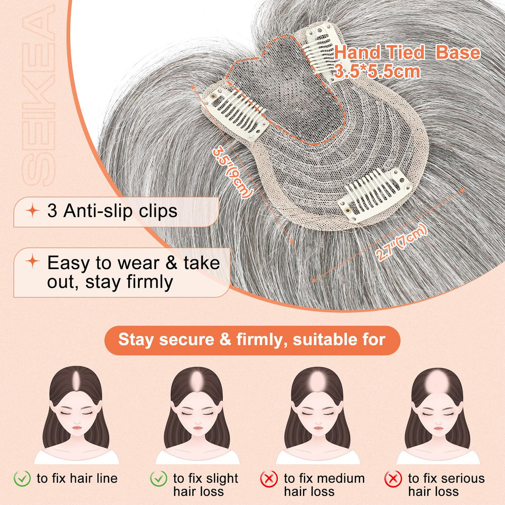 SEIKEA hair texture close-up showing natural human hair styling