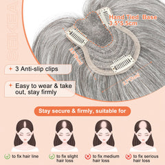 SEIKEA hair texture close-up showing natural human hair styling