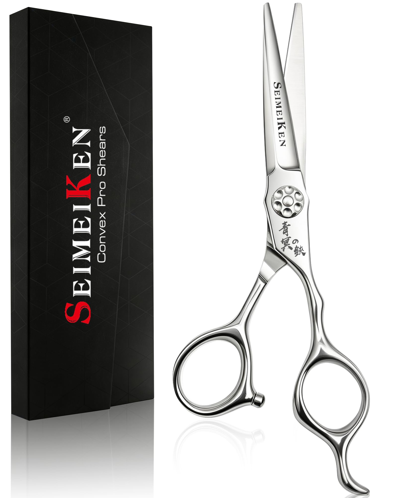 SEIMEIKEN front packaging showing complete 6" shears set and professional presentation