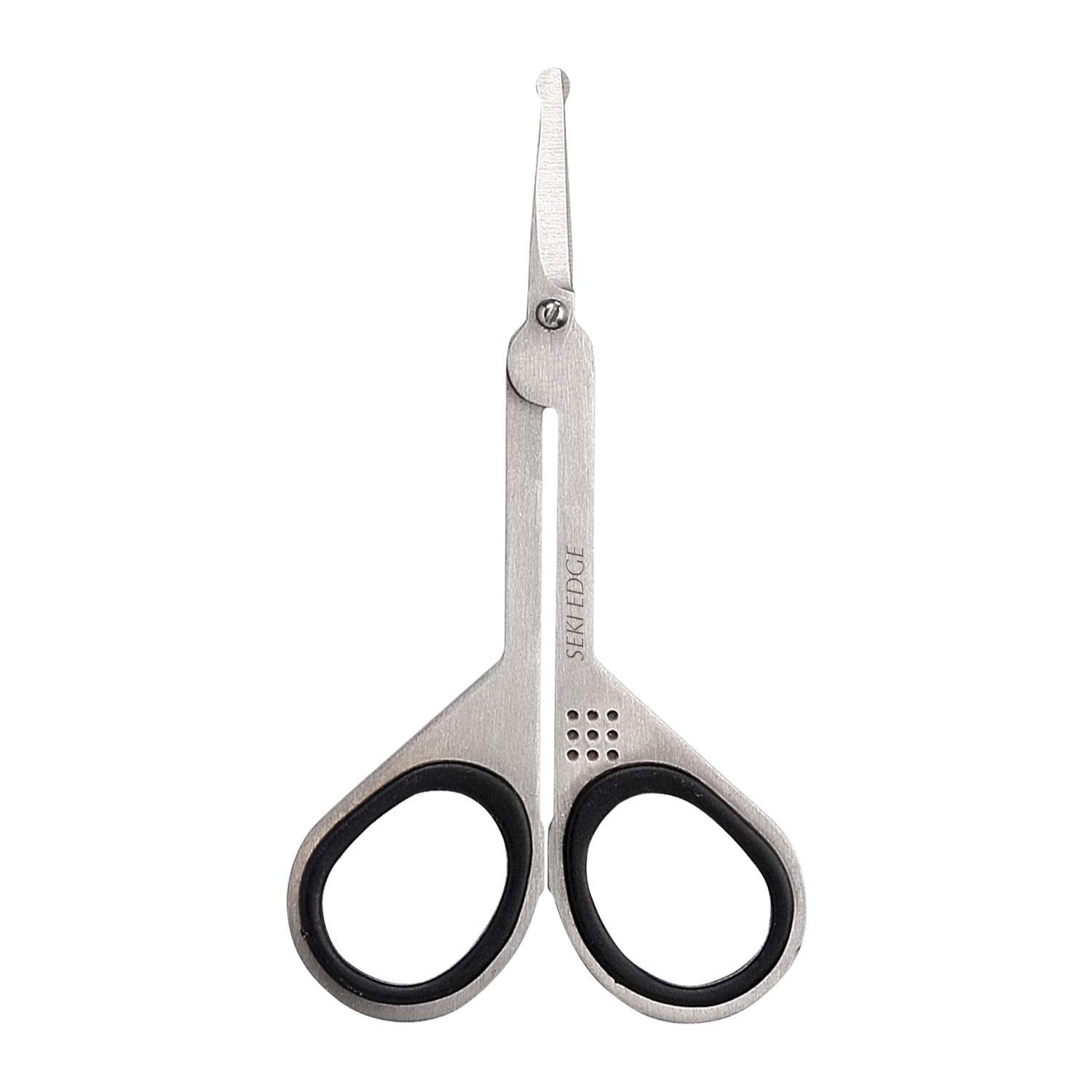 Seki EDGE front profile showing compact stainless steel design and balance