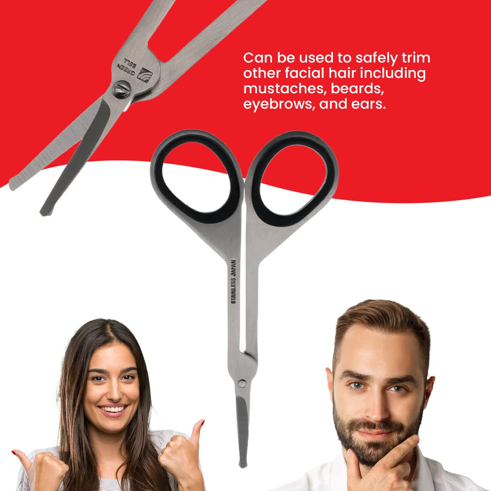 Seki EDGE in use trimming nose hair demonstrating precise control