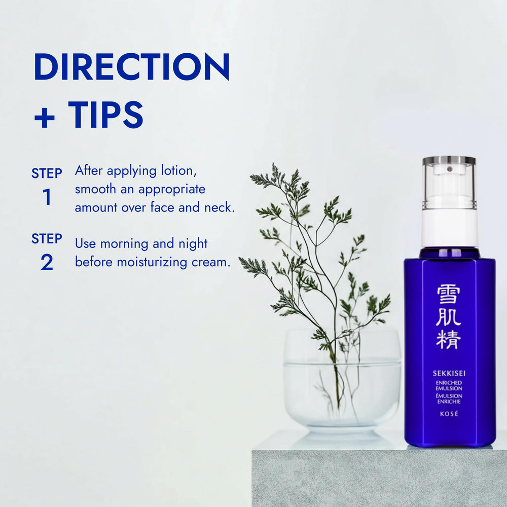 SEKKISEI Coix Seed extract ingredient visual highlighting brightening benefit