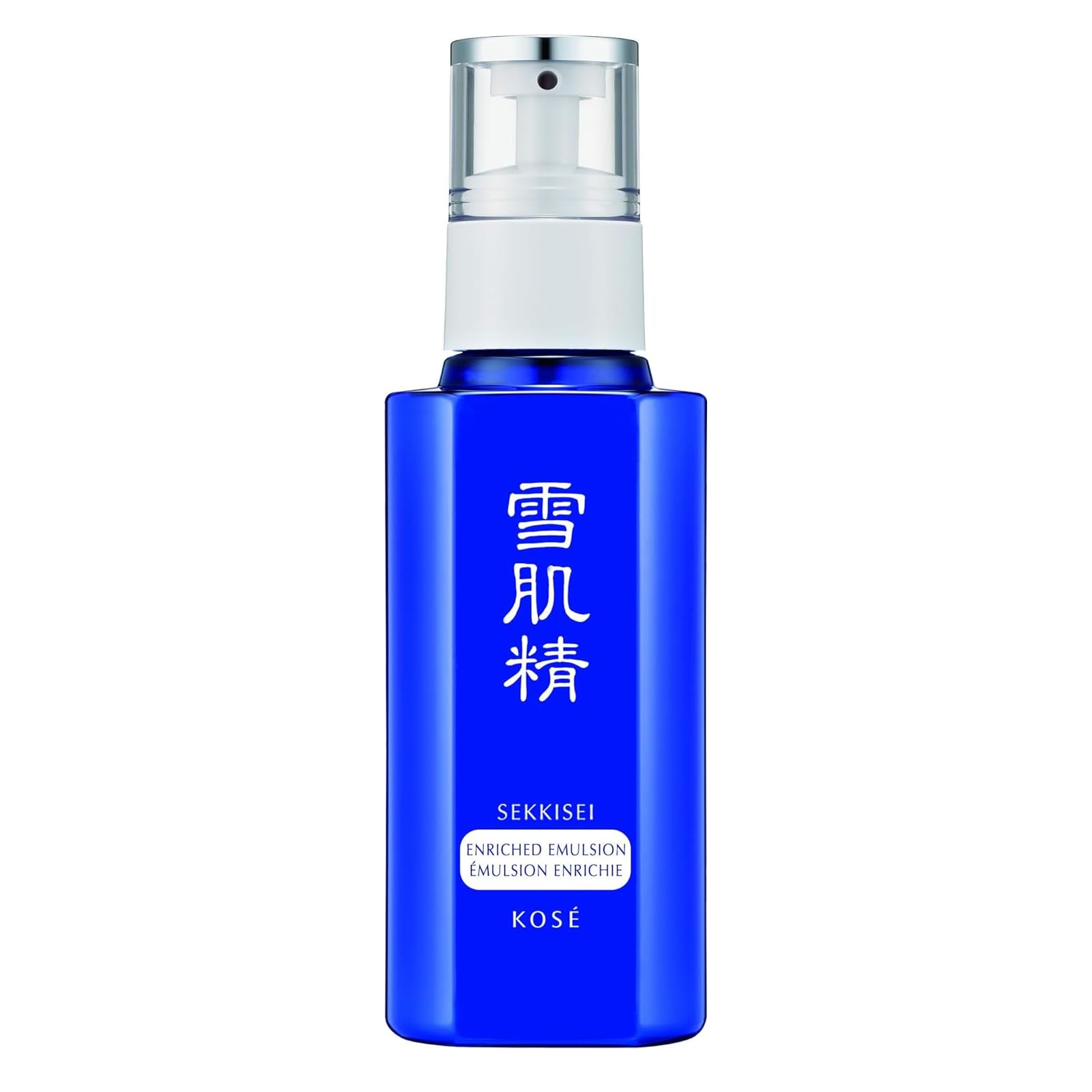 SEKKISEI front bottle showing elegant packaging and moisturizing promise