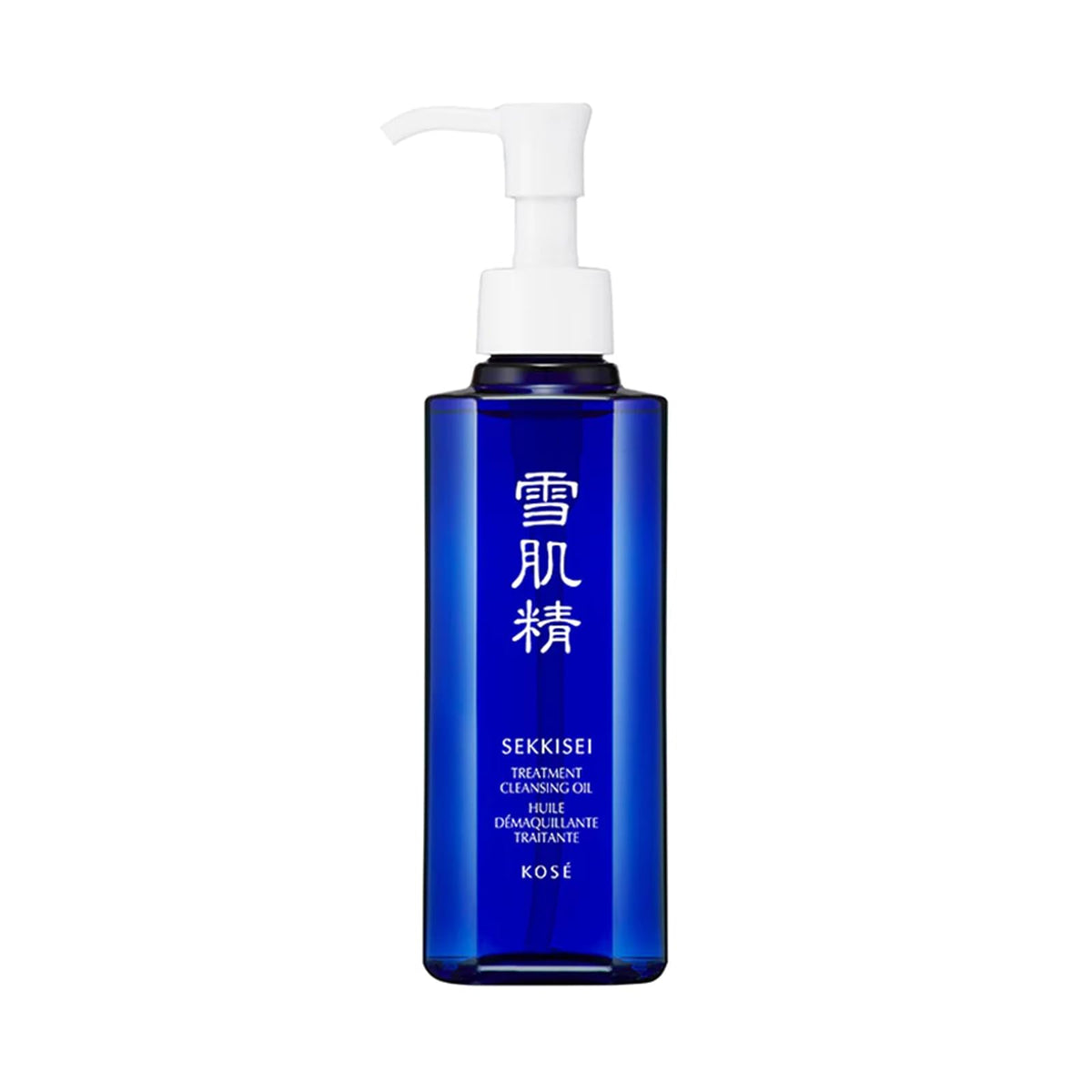 SEKKISEI bottle front view showing product packaging and gentle cleansing benefits