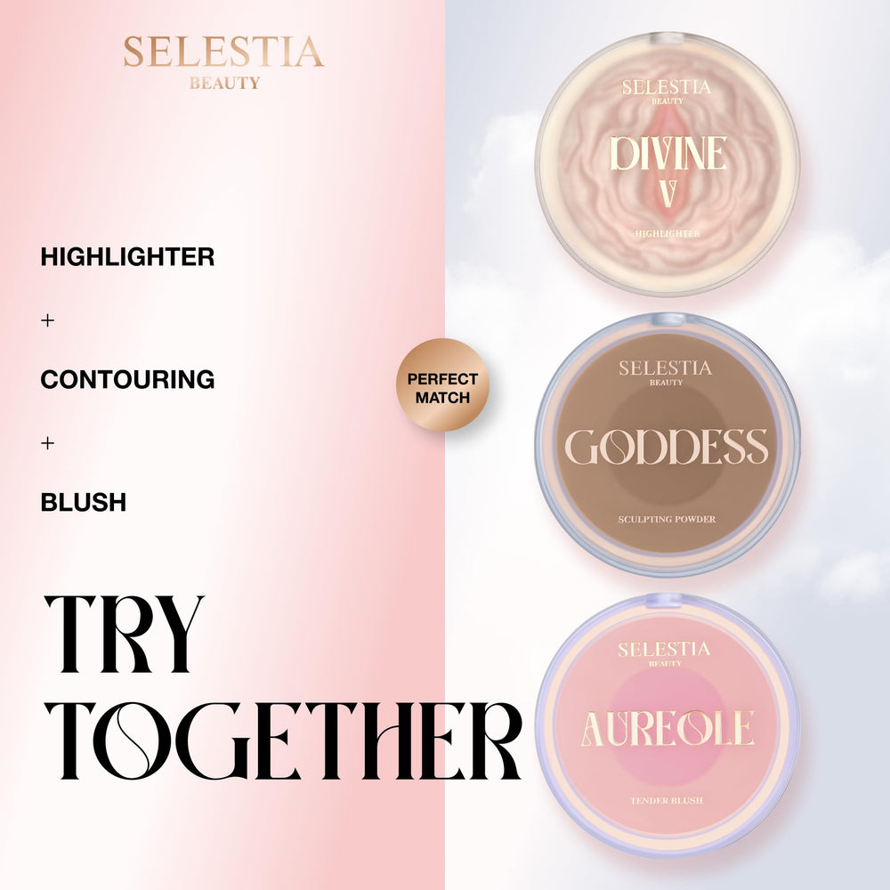 SELESTIA BEAUTY product label and lettering clear for ingredient/brand recognition benefit