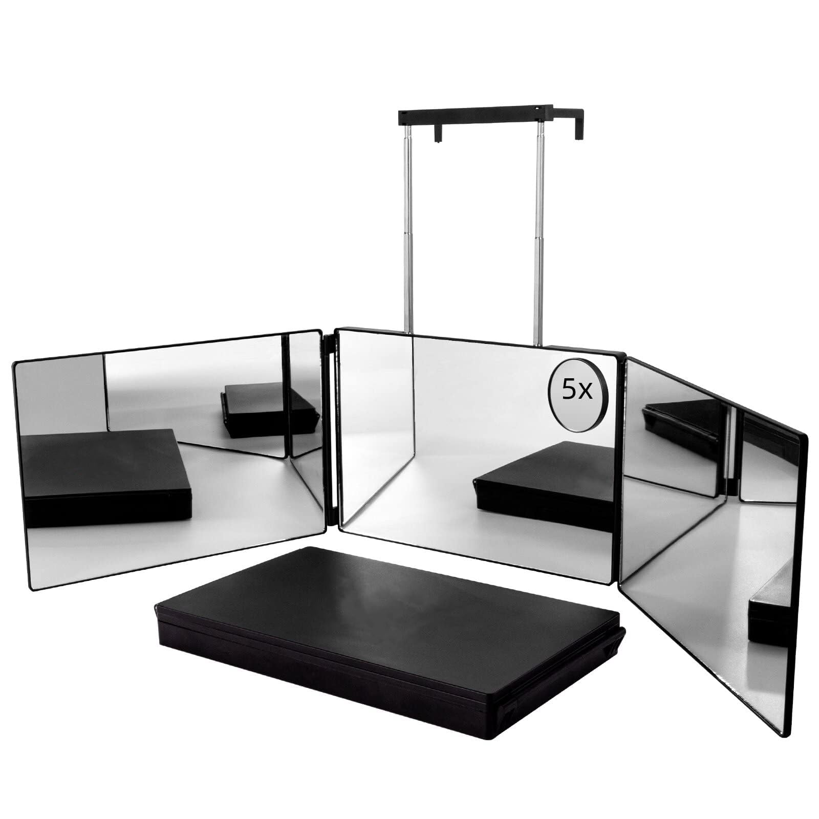 SELF FIND front view showing full 3-way mirror for complete angle visibility