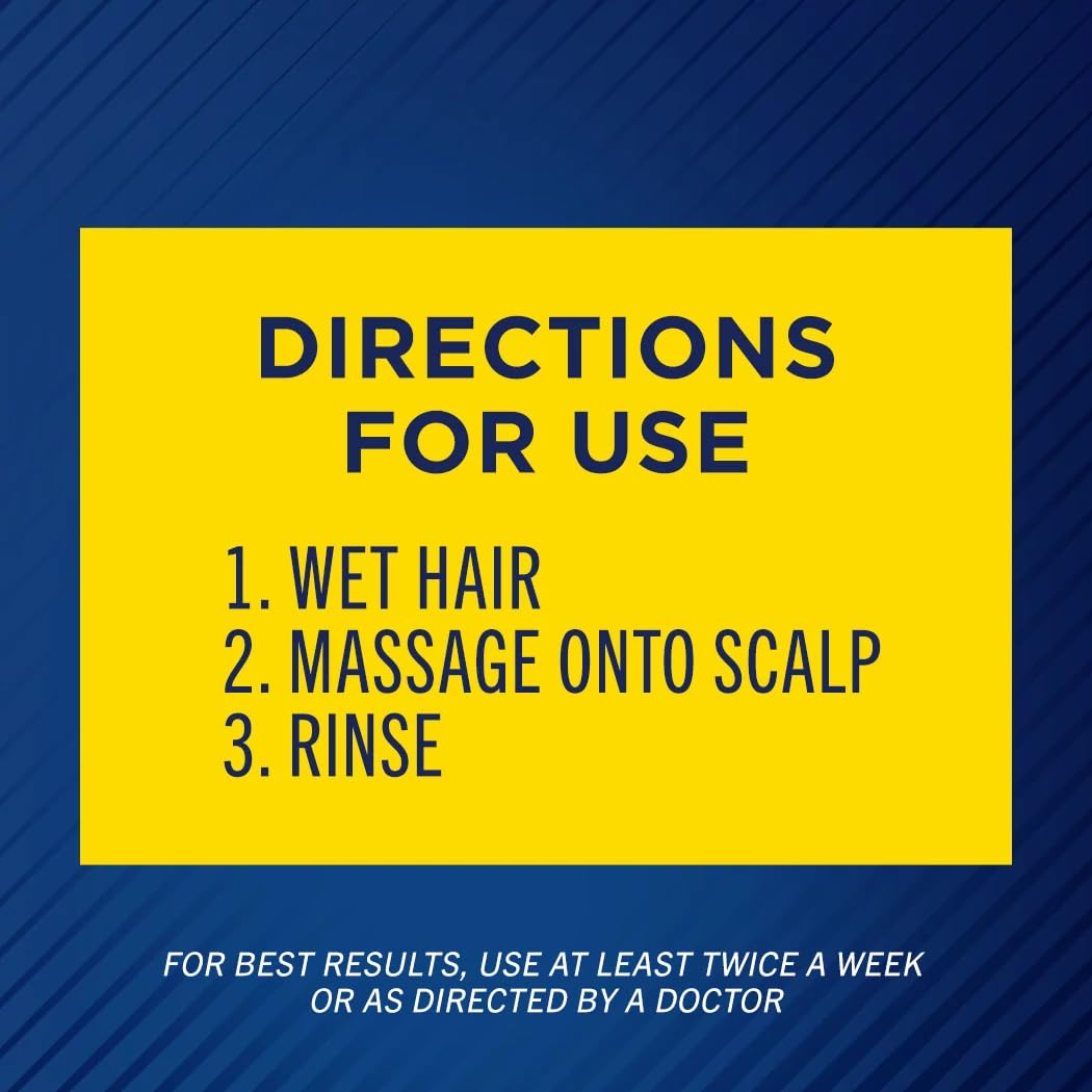 Selsun Blue in-shower use demonstrating gentle cleansing and flake control