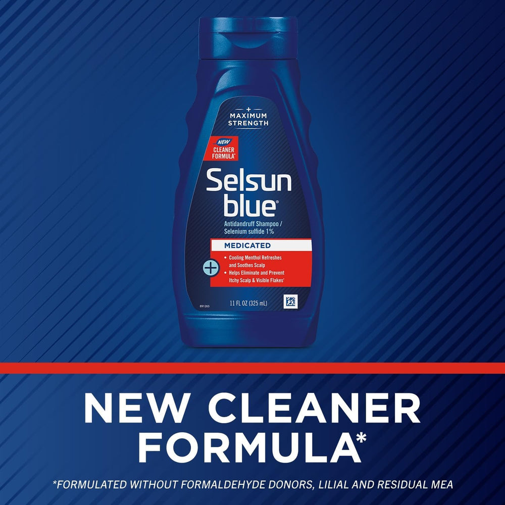 Selsun Blue quick lather in hands demonstrating effective cleansing