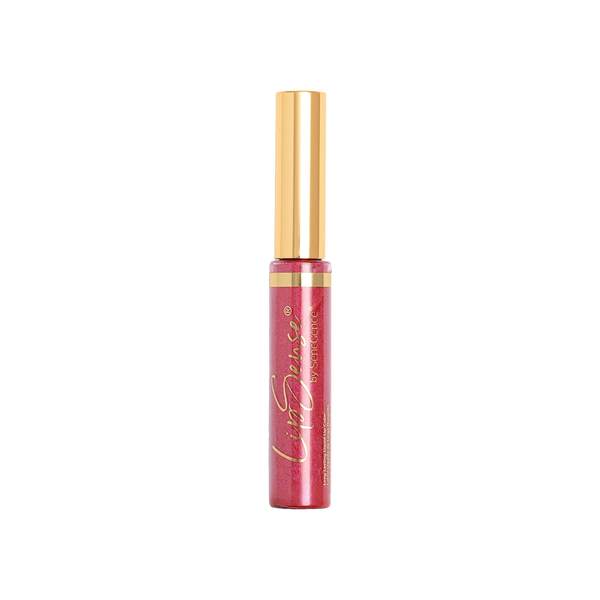 SeneGence LipSense Fire N' Ice front tube showing brand and shade benefits