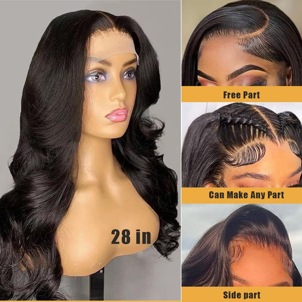 SENSAIRUITE close-up lace hairline detail with baby hairs for realistic blend