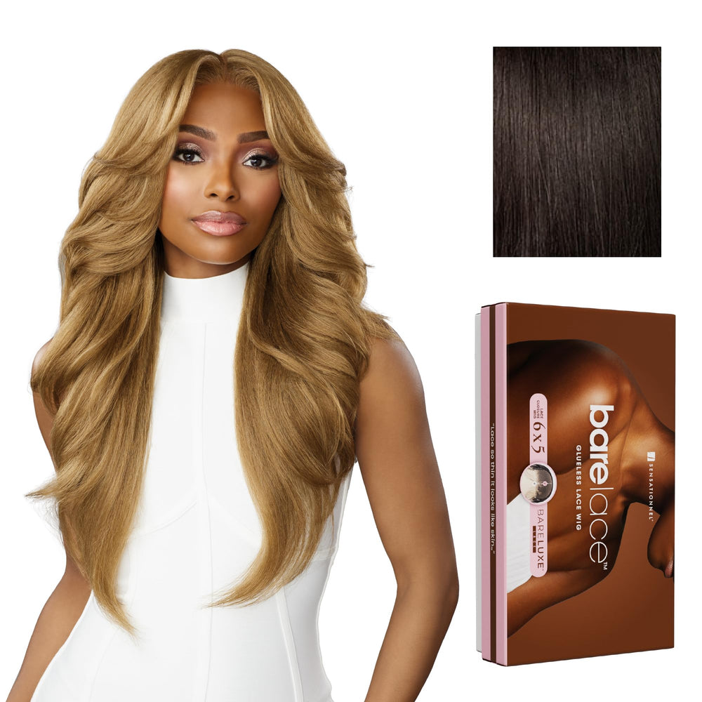 Sensationnel front view showing realistic hairline and natural look benefit