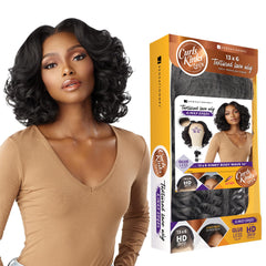 Sensationnel front view showing natural hairline and shape benefit realism