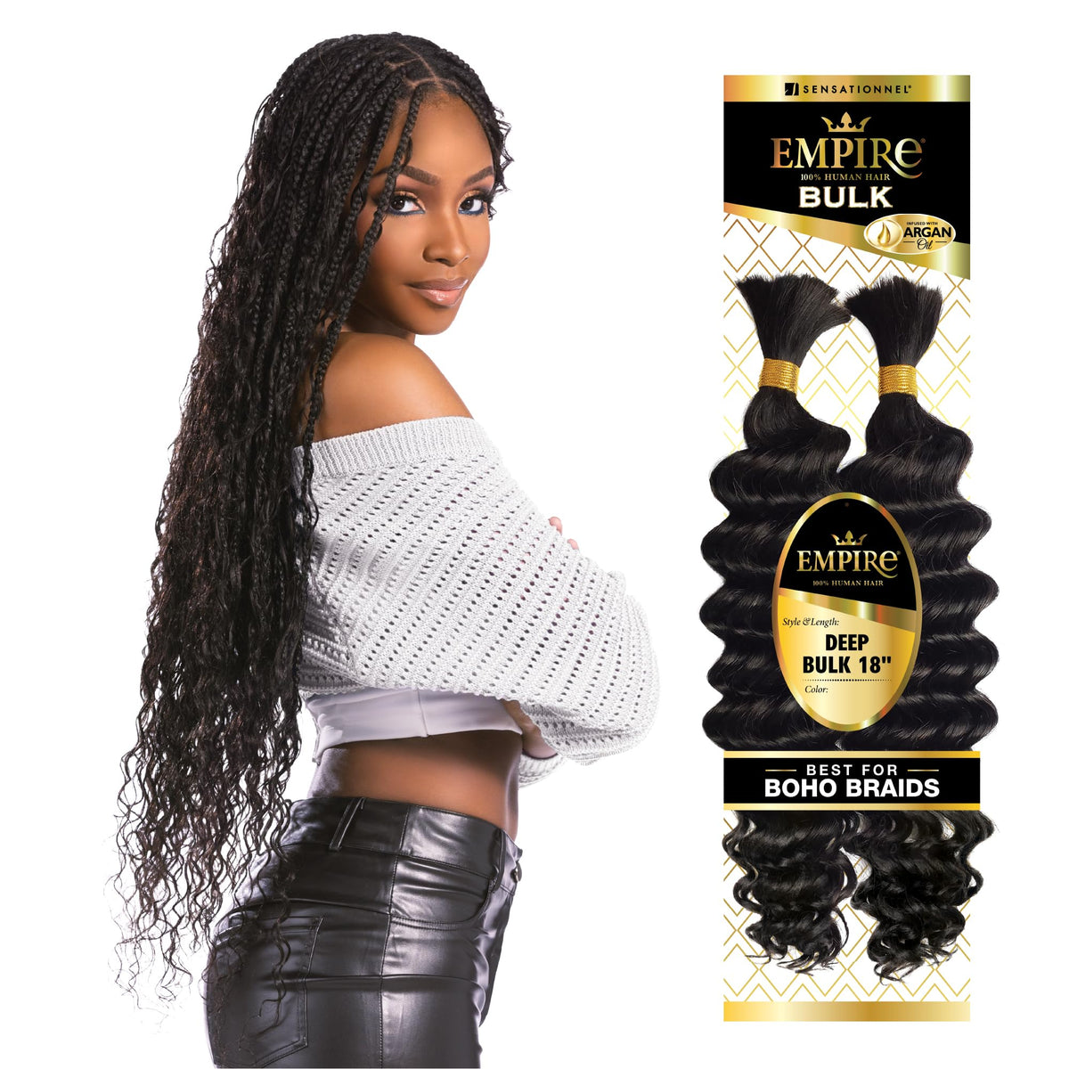 Sensationnel front packaging showing product and benefits
