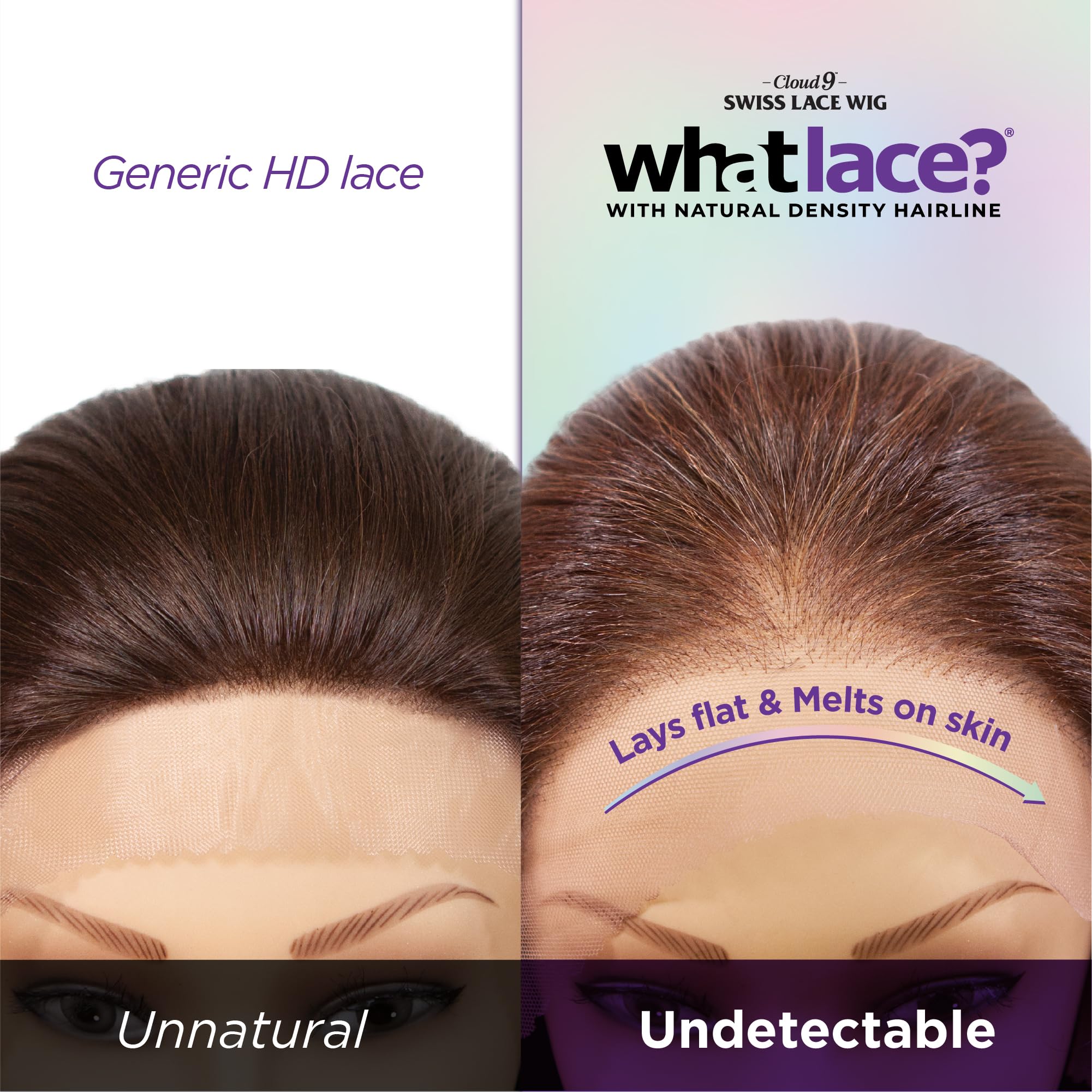 Sensationnel pre-plucked hairline with babyhair for seamless forehead blending benefit