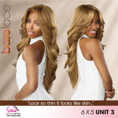 Sensationnel pre-plucked hairline detail with baby hairs for soft, realistic framing benefit