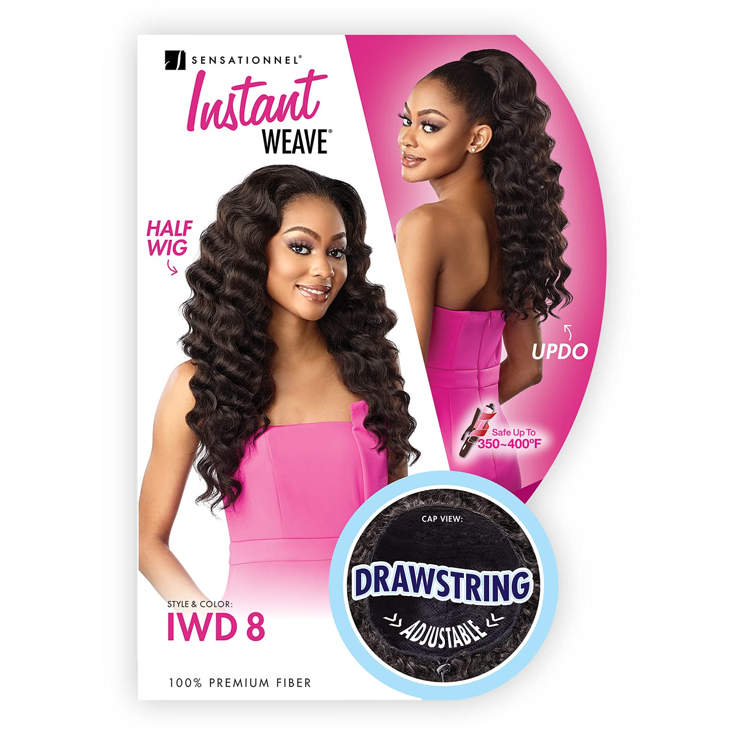 Sensationnel silky yaki texture close-up showing smooth fibers and blendability