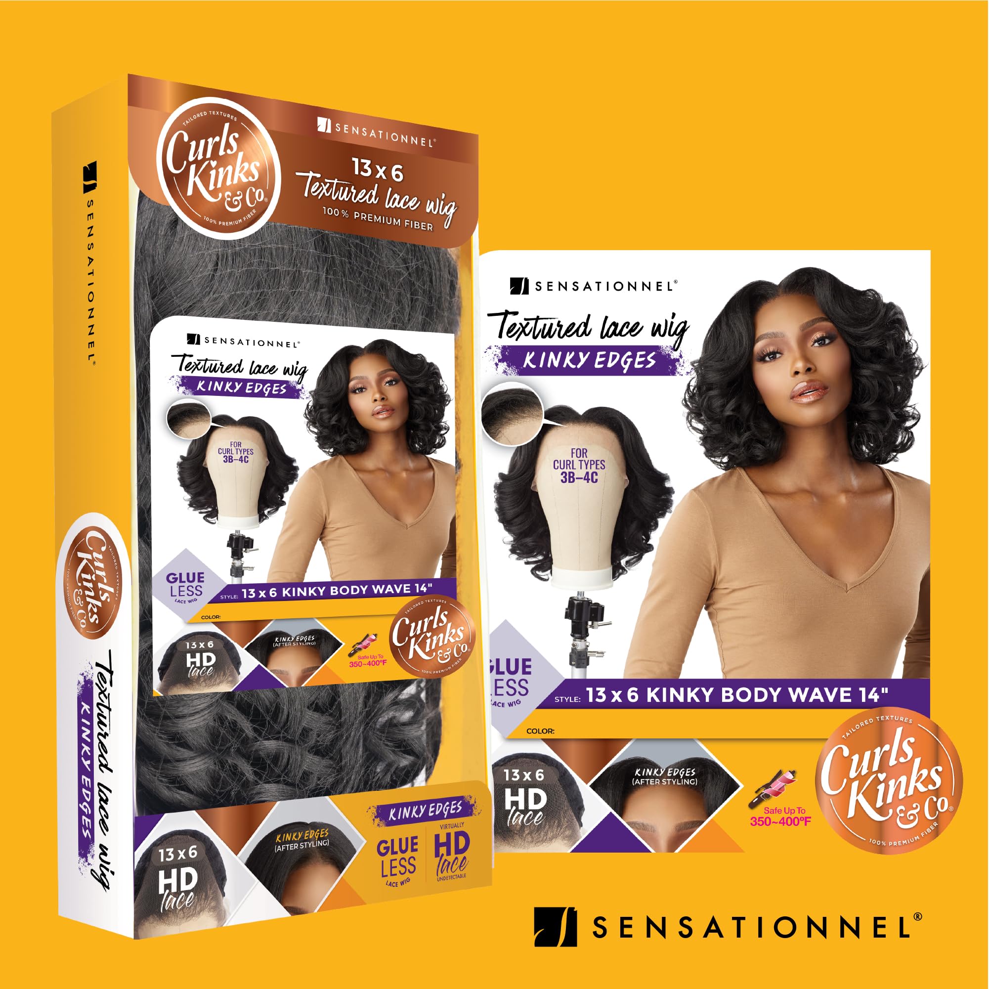Sensationnel length comparison showing 14-inch scale for sizing clarity