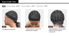 Sensationnel close-up of textured roots highlighting easy blending and realistic scalp appearance