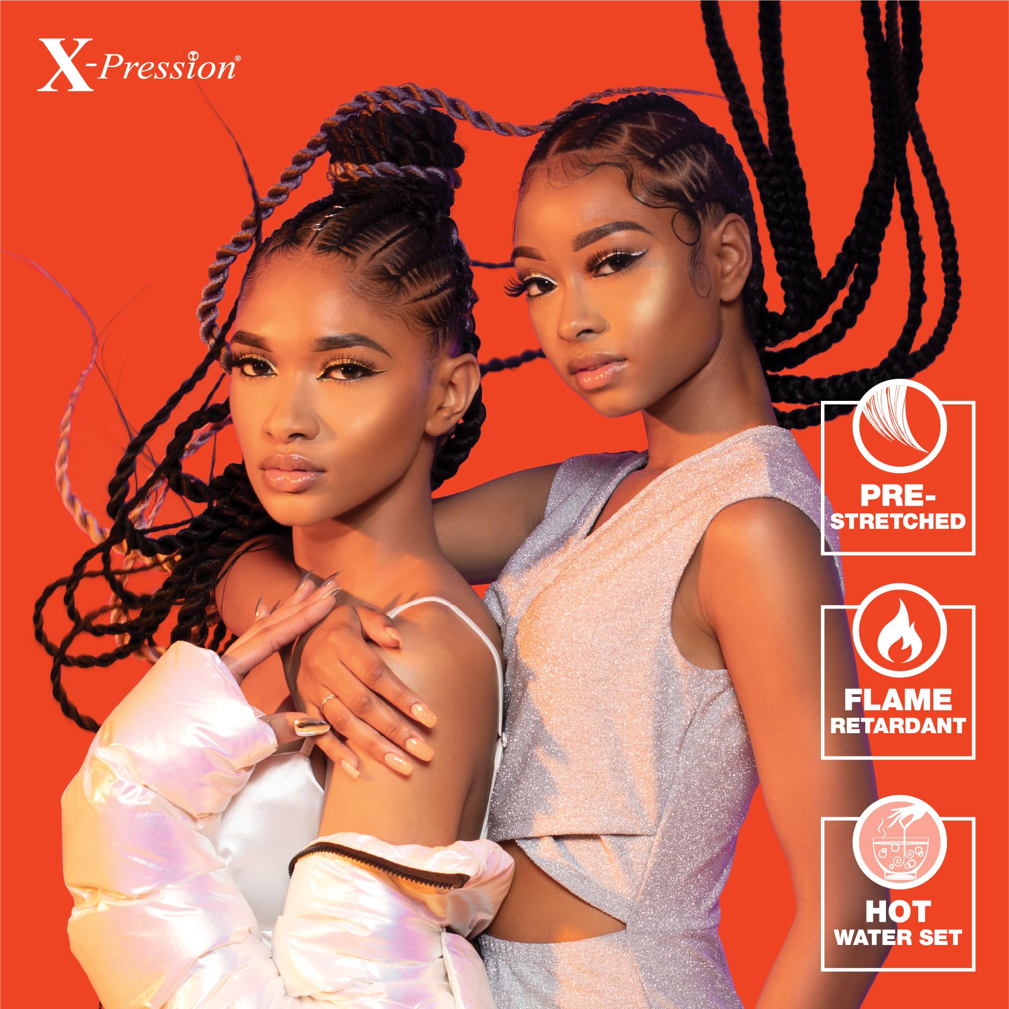 Sensationnel twists and faux locs example showing styling versatility