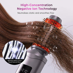 Sensawaves LCD display and temperature controls visible for precise heat selection and monitoring