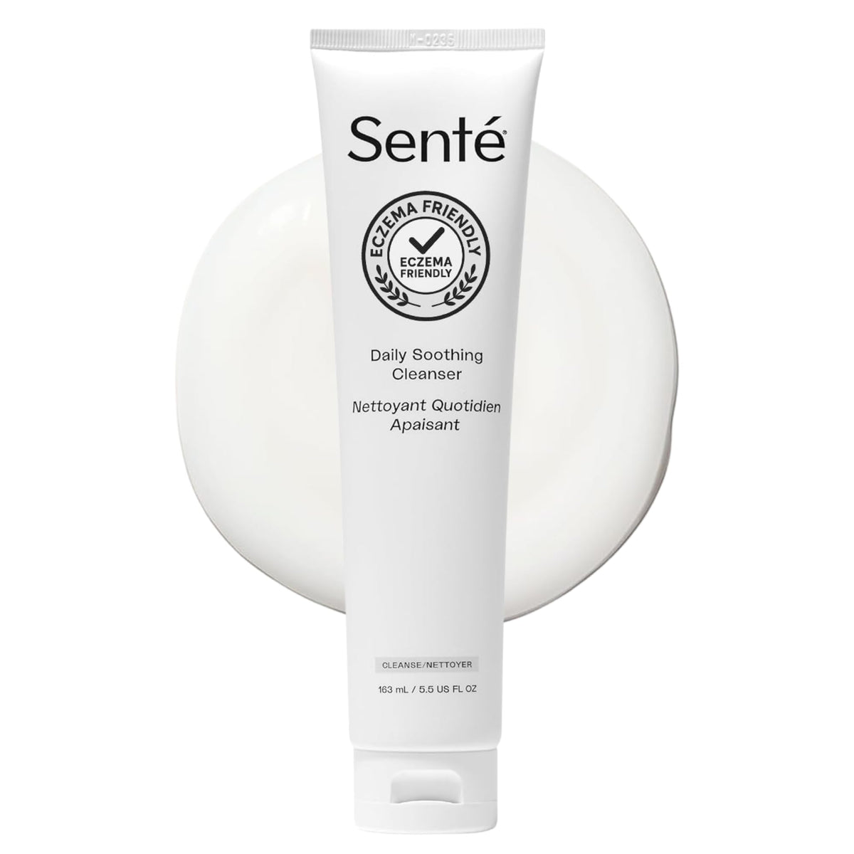 Sente front packaging showing bottle and product name for gentle cleansing