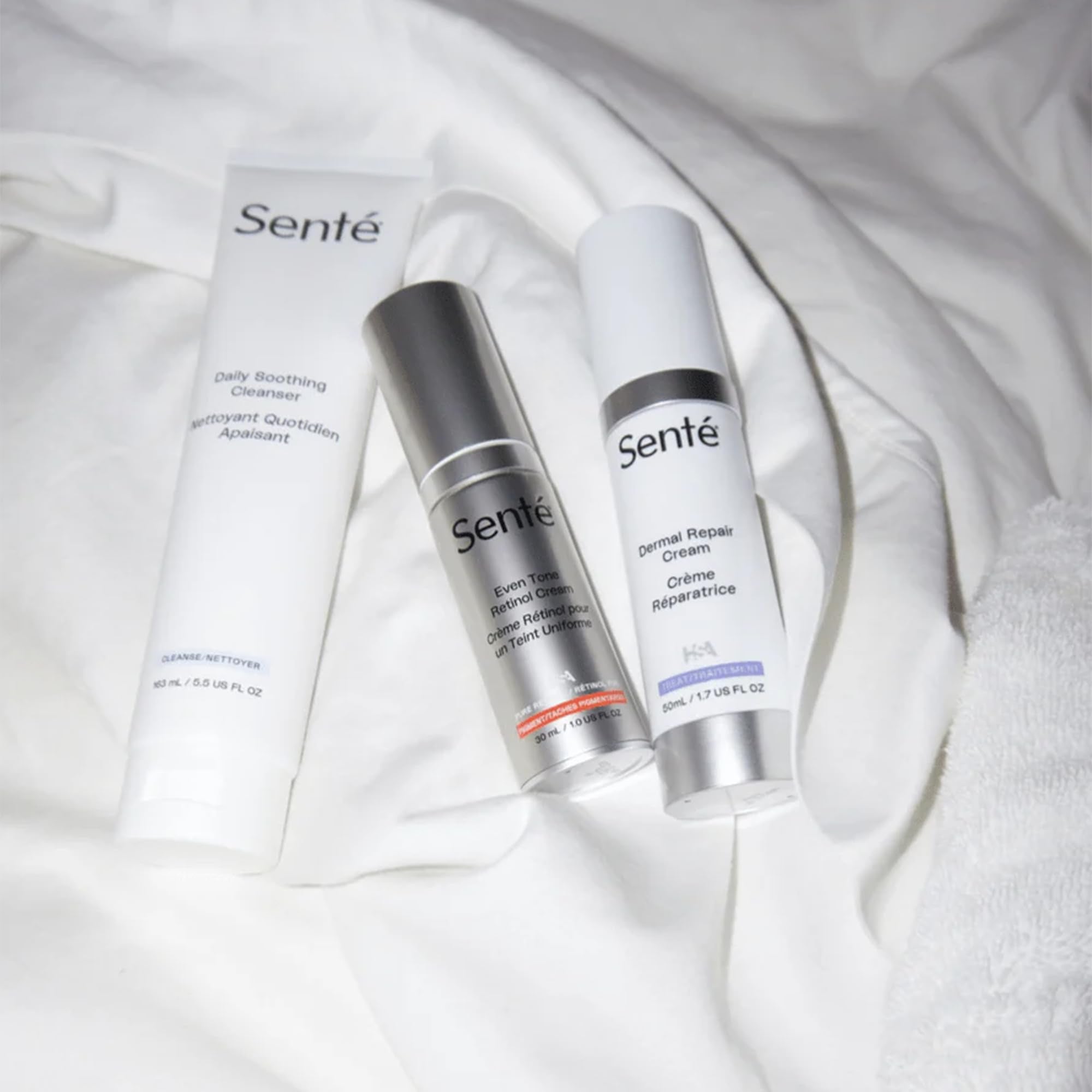 Sente vitamin E and lipid complex visual emphasizing barrier support