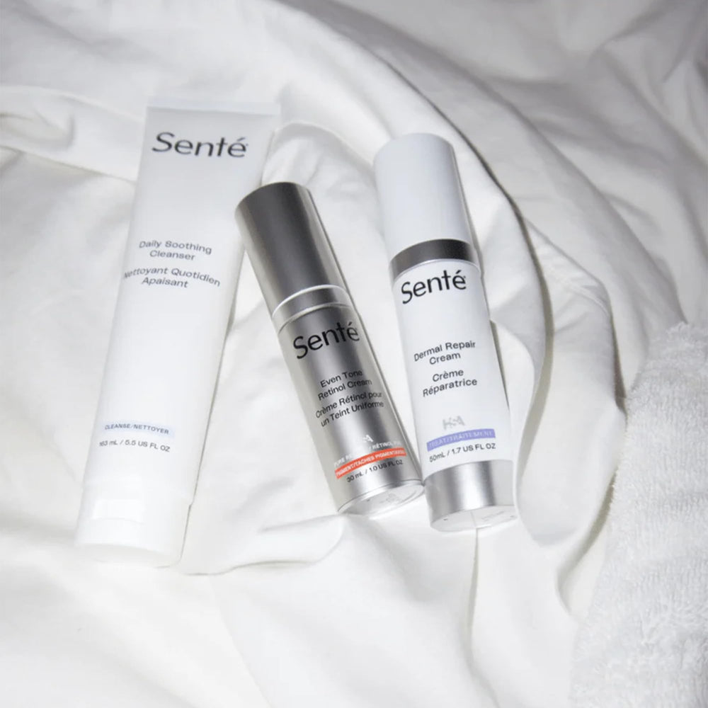 Sente vitamin E and lipid complex visual emphasizing barrier support