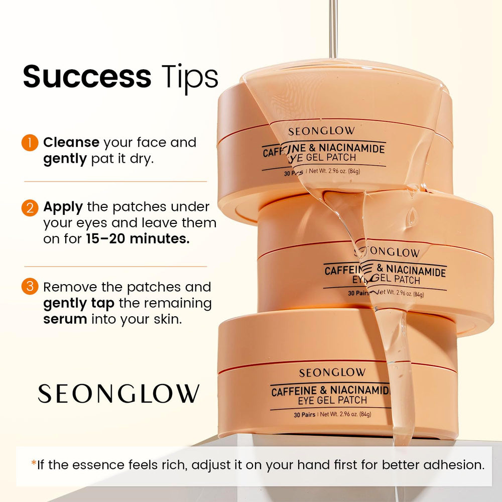 SEONGLOW lifestyle morning routine on vanity showing quick refresh benefit