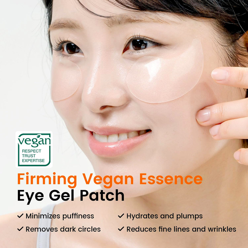 SEONGLOW open sheet close-up showing hydrogel patch clarity and fit