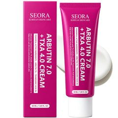 Seora Korean jar front view showing clean packaging and clear benefit
