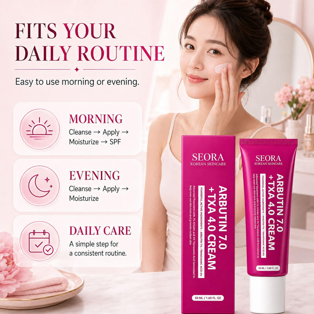 Seora Korean label closeup showing product name and usage directions
