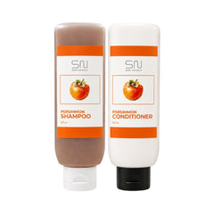 Seoul Naturals front packaging of shampoo and conditioner showing set benefit