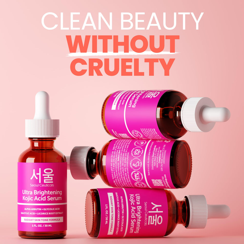 SeoulCeuticals 1 oz bottle size comparison indicating travel-friendly portability