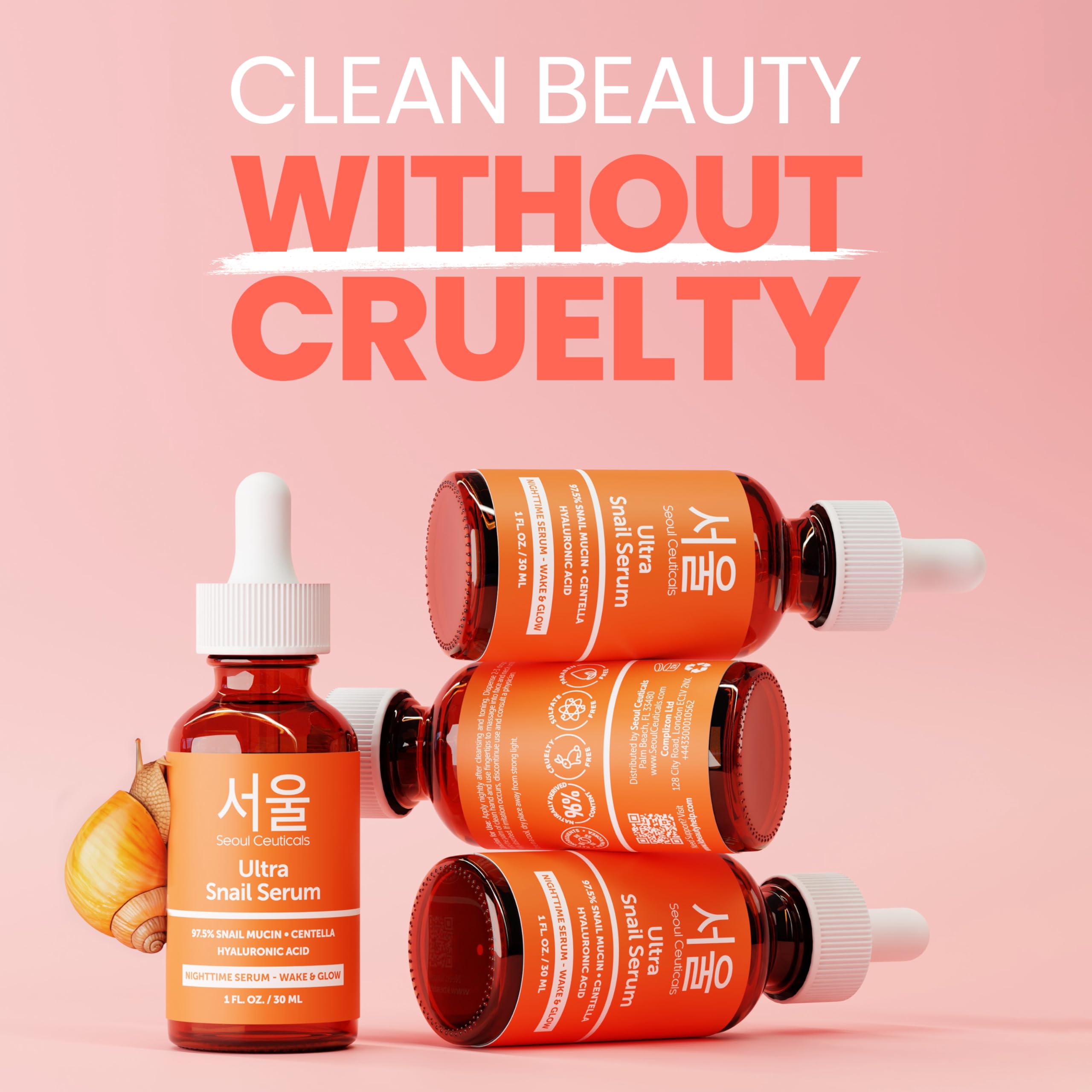 SeoulCeuticals closeup label highlighting key natural ingredients