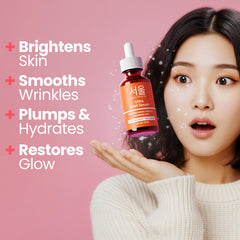 SeoulCeuticals dropper with clear serum texture for quick absorption